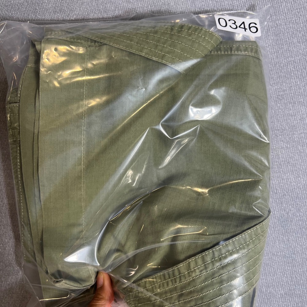 J.Crew Army Green Ripstop Cotton Utility Mini Skirt with Tie Belt Size 2 - Picture 6 of 6